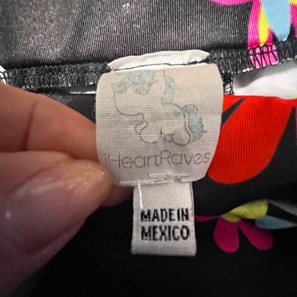 Heart Raves Daisy-Butterflies-60's Hippie Floral Flare leg Stretch Women's Pants - Picture 10 of 10